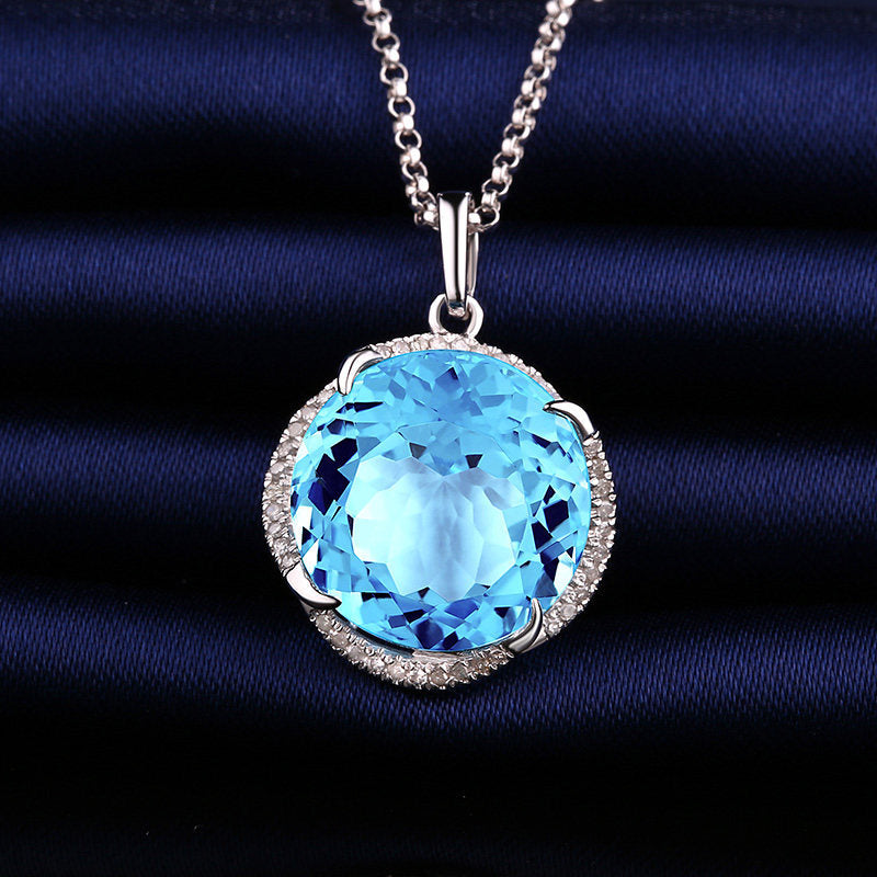 Juego de joyas de anillos de aleación chapados en plata citrina al por mayor